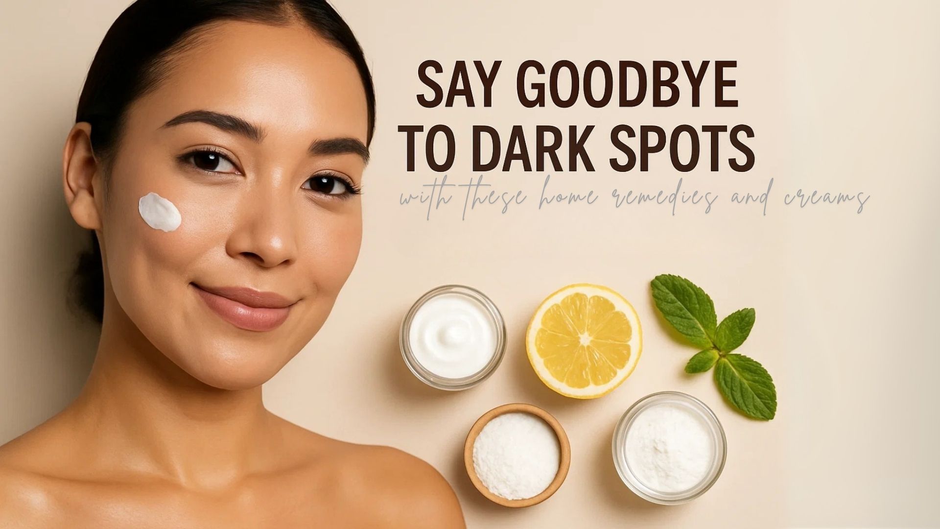 Woman with glowing, clear skin smiling confidently