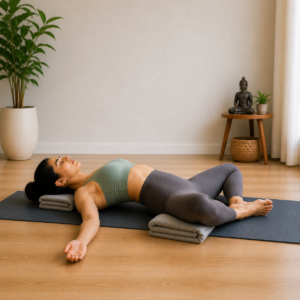 Supta Baddha Konasana — Reclining Bound Angle-Relish doze